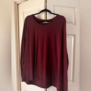 Soft Surroundings Deep purple knit top